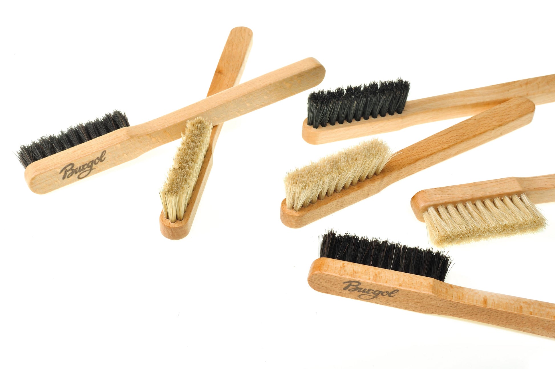 Burgol Rahmen-Auftragbürste schwarzes Rosshaar