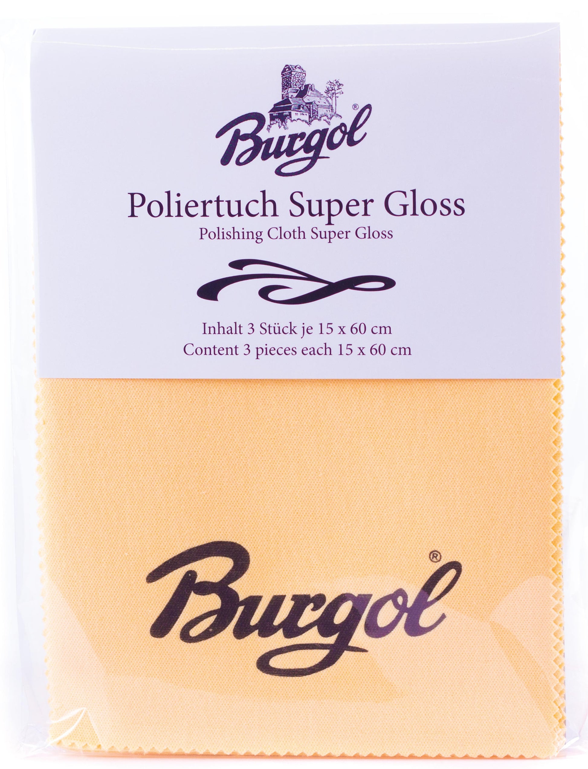 Burgol Poliertuch Super Gloss 3er-Set